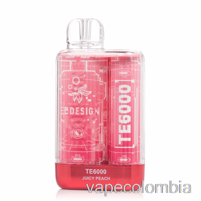 Vape Desechable Eb Te6000 Melocotón Jugoso Desechable